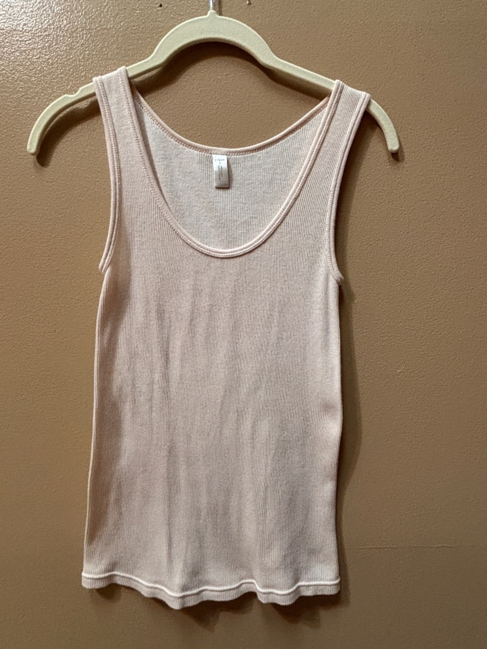 J. Crew Pink Scoop Neck Tank Top Size S